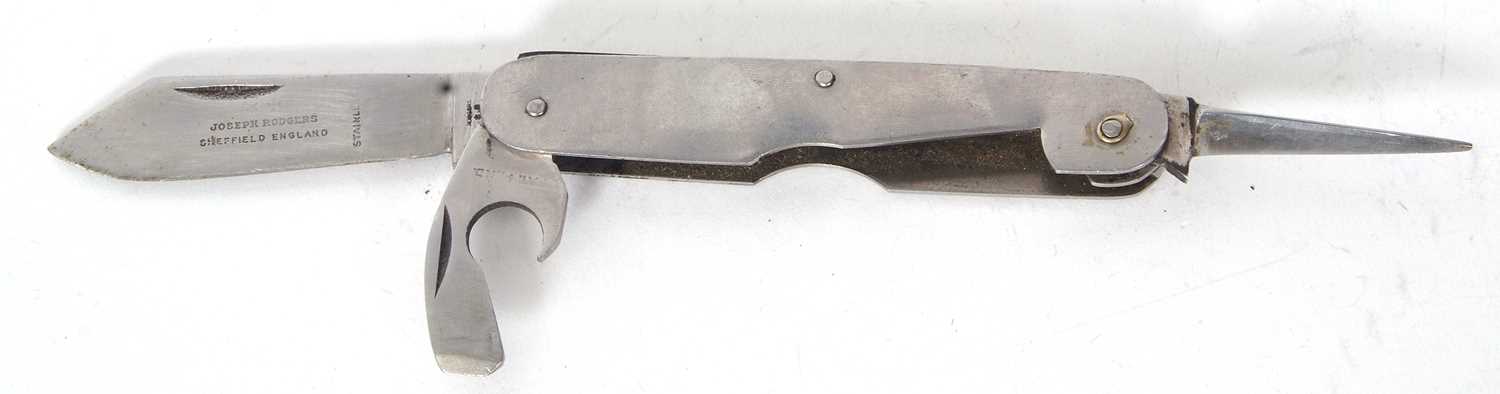 A Joseph Rodgers three folding functions pen knife, the blade marked Joseph Rodgers, Sheffield, - Image 3 of 3