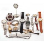 Mixed Lot: Various wristwatches, makers to include Seiko, Citizen and Pulsar