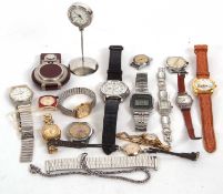 Mixed Lot: Various wristwatches, makers to include Seiko, Citizen and Pulsar