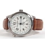 Moscow Time World Timer gent's wristwatch, the watch features and automatic movement, a stainless