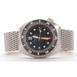 A Artego 300 Meter divers automatic watch, it has a stainless steel case and bracelet, the watch