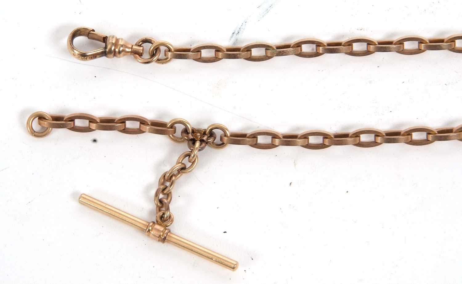 A vintage pocket watch chain - Image 2 of 2