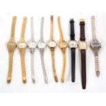 Mixed Lot: Various lady's wristwatches to include Quartz and Incabloc movements