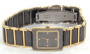 A Rado Jubilee lady's wristwatch, the watch has a quartz movement and approx 17mm case size, it