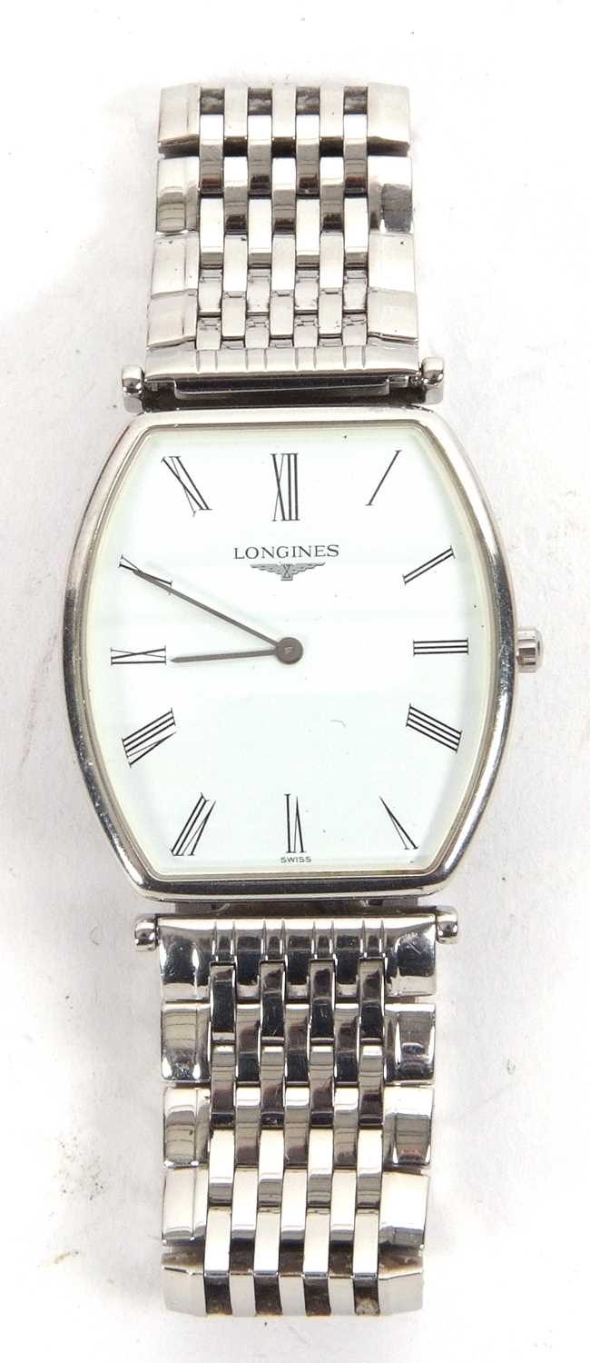 A Longines Lé Grande Classique, stainless steel gents wristwatch, reference number L4.705.4, the - Image 2 of 4