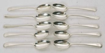 Mixed Lot: Seven Old English pattern teaspoons, Sheffield 1934/5, makers mark for Cooper Bros & Sons