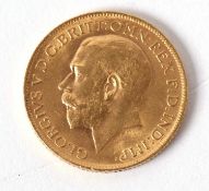 A 1912 sovereign