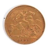 A 1907 half sovereign