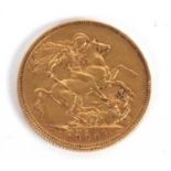 A 1900 full sovereign