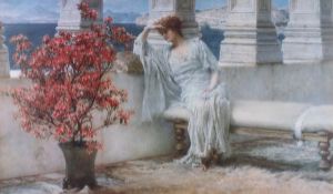 After Sir Lawrence Alma-Tadema OM RA (1836-1912), a pair of contemporary prints, depicting 'A