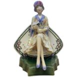 A Kevin Francis ceramic model of Charlotte Rhead, modelled by Andy Moss in a limited edition of 950,