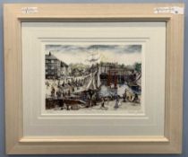 Mary Reed (British, 20th century) 'Charles Town', limited edition chromolithograph, numbered 37/250,