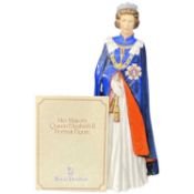 Royal Doulton figure of Queen Elizabeth to commemorate the 30th Anniversary of the Coronation,