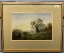 Ken J. Walton (British, 20th/21st century), "Autumn Sun", watercolour, signed, 9x13.5ins, framed and