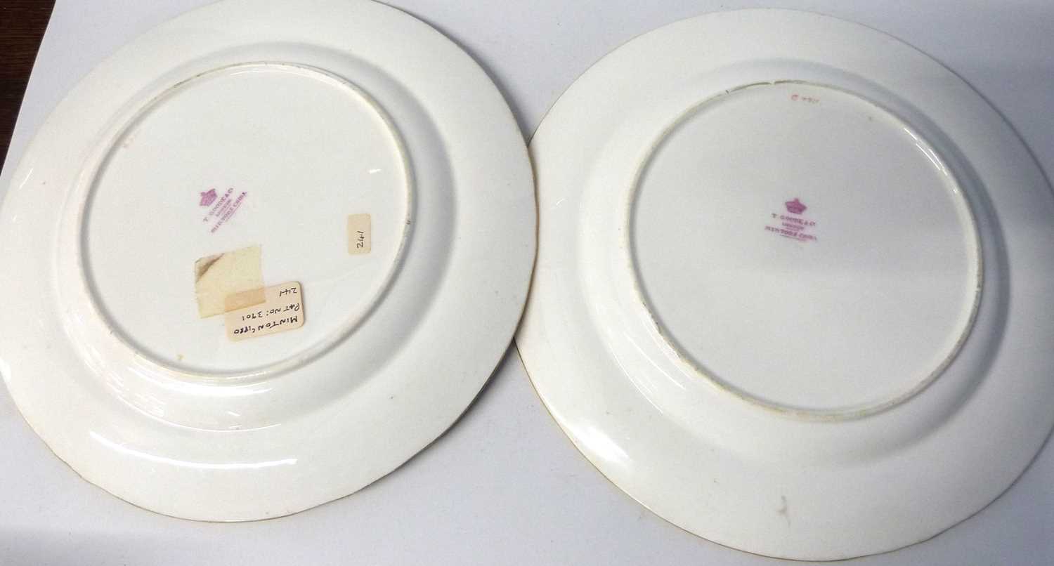 A pair of Sevres style plates retailed by T Good & Co, 24cm diameter - Image 2 of 4