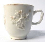 18th Century Bow Blanc de Chine cup, circa 1755 (some staining), 6cm high
