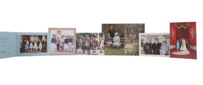 Group of Seven Queen Elizabeth II Christmas Cards