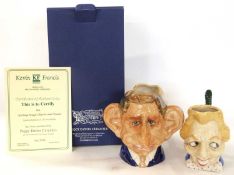 A Kevin Francis Ceramics model of Spitting Image of Charles and Diana, limited edition of 350