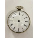 Spendlove, London, base metal cased pocket watch, lacking hands, Movement untested 4.5cm diameter