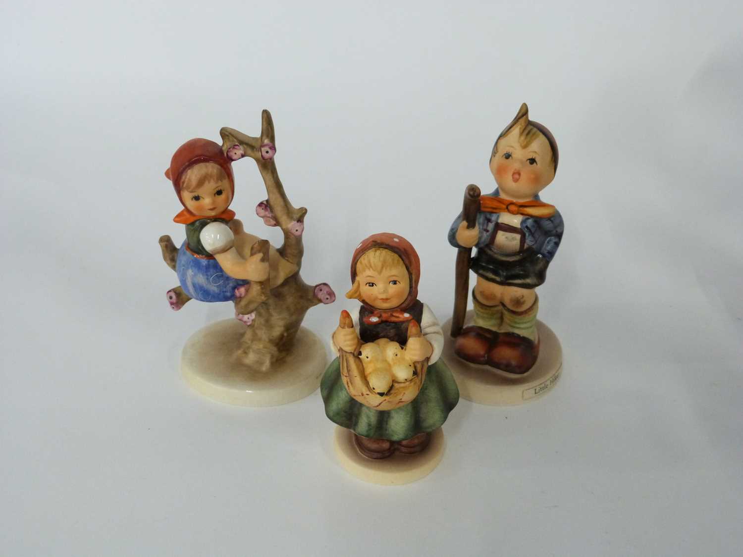 A quantity of Goebel Hummel type figures (9), together with further ceramic bird models, a Beswick - Image 4 of 9