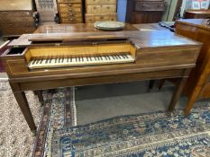 John Broadwood & Sons Makers, Great Putney Street, London, a 19th Century spinet or square piano set