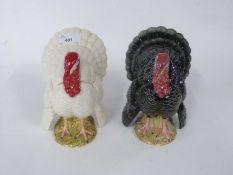 Two models of Turkeys by Royal Doulton, one number 758 from a special edition commissioned by