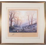 Gerry HILLMAN (British b. 1948) Winter - Pathways thro' the Cornish Seasons, Lithograph, Signed