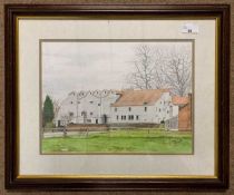 John A.Watson (British, b.1939), 'Burgh Mill, Nr Aylsham, watercolour, signed and dated 1998,10.