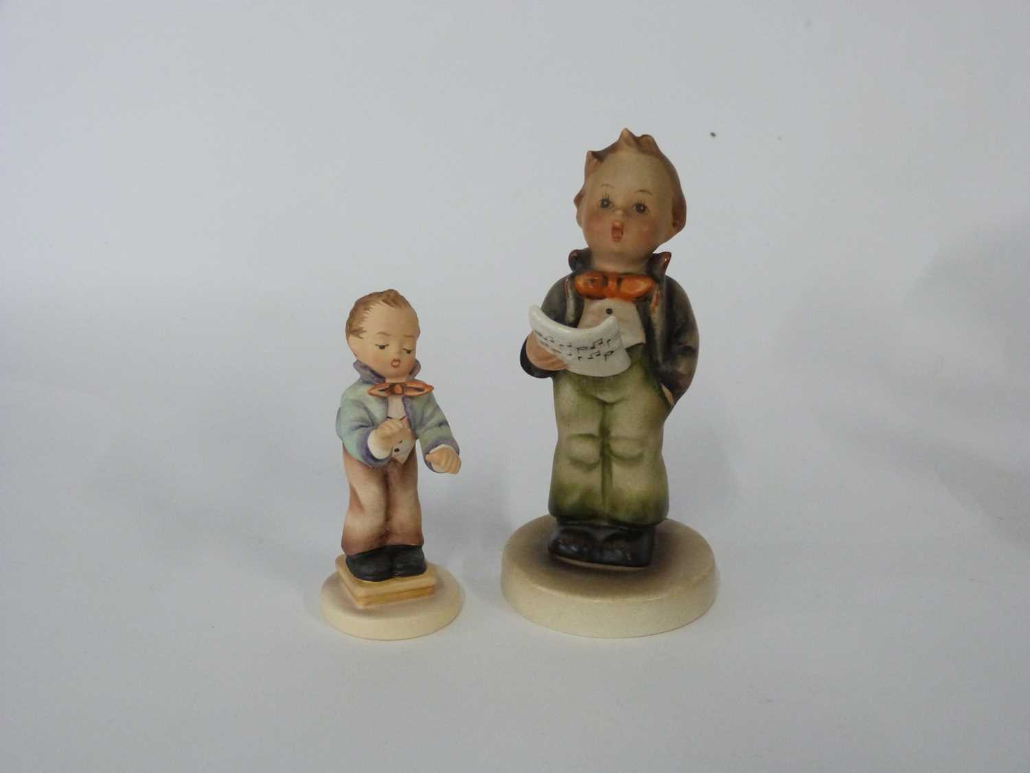 A quantity of Goebel Hummel type figures (9), together with further ceramic bird models, a Beswick - Image 6 of 9