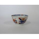 18th Century Chinese porcelain tea bowl decorated in Imari styleGood condition