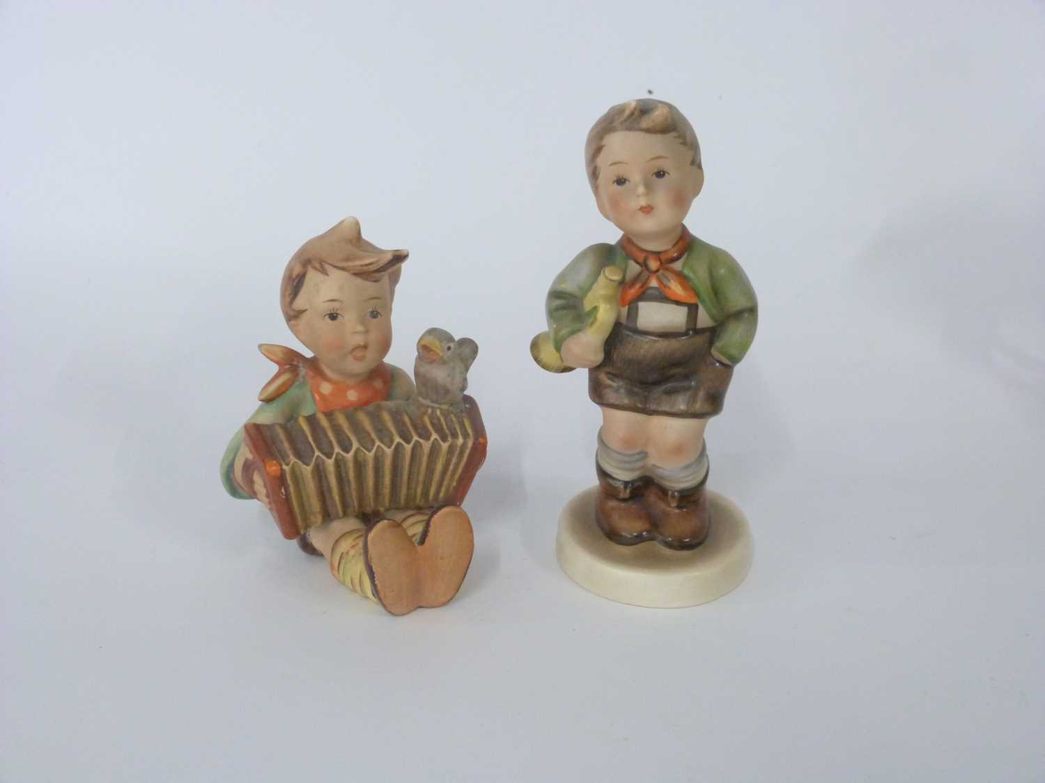A quantity of Goebel Hummel type figures (9), together with further ceramic bird models, a Beswick - Image 7 of 9