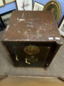 A large Milners patent fire resisting safe, 56cm wideNo key present