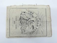 Rare edition of the Japanese Punch, the cover entitled Yokohama 1873