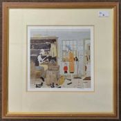 Geoffrey Wolsey Birks (British,1929-1993), 'The Cobblers Shop', limited edition lithograph, signed