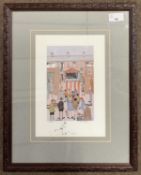 Geoffrey Wolsey Birks (British,1929-1993), "Punch and Judy", limited edition lithograph, numbered