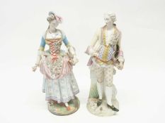 Pair of French Bisque Figures