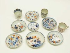 Quantity of 18th Century Chinese export ceramics including to heraldic cups and quantity of