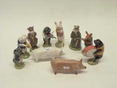 A series of Beswick musicians with various names, Michael, Matthew, Andrew etc together with the