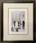 Geoffrey Wolsey Birks (British,1929-1993), "The Verdict", limited edition lithograph, numbered 366/