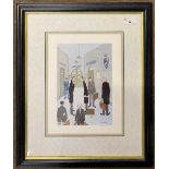 Geoffrey Wolsey Birks (British,1929-1993), "The Verdict", limited edition lithograph, numbered 366/