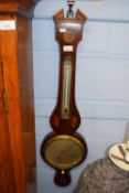 L Solcha & Co, Hull - A Georgian mahogany cased barometer of typical form
