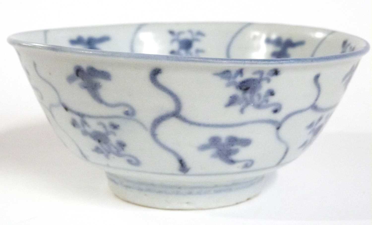 A Chinese porcelain bowl from the Tek Sing sale by Nagel Auctions, with blue and white design, - Image 8 of 8