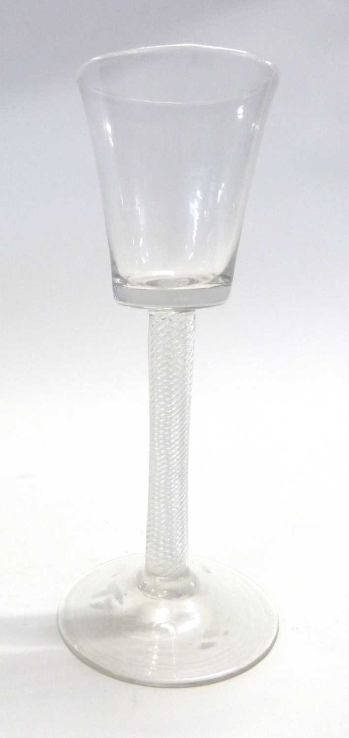 18th century Air Twist Wine Glass - Image 2 of 2