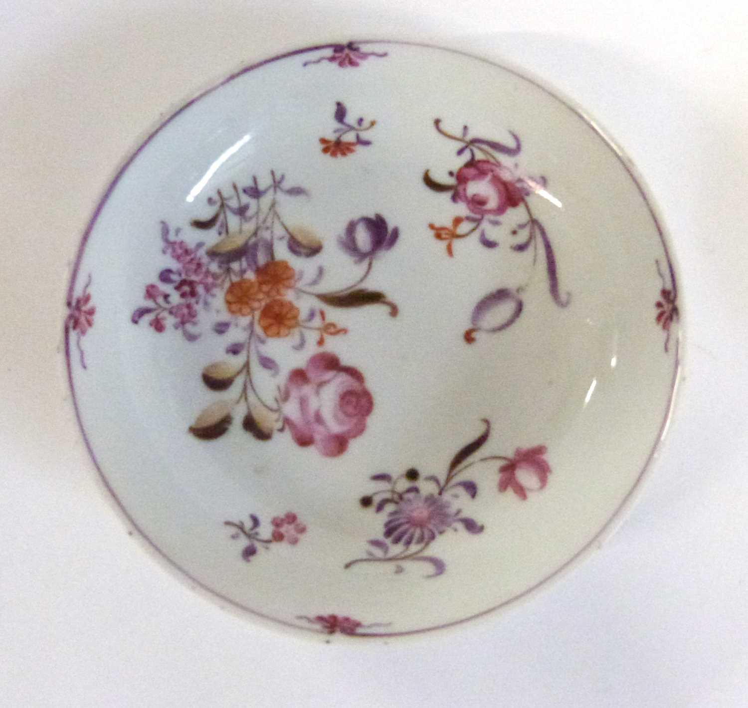 Group of Chinese porcelain tea wares including a late 18th Century Chinese porcelain Famille Rose - Image 7 of 13