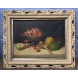 E.Dodd (British,19th century / early 20th century), still life of fruit, oil on canvas, 27x38cm,