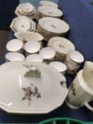 A good quality Swedish dinner service manufactured by Karls Krona comprising twenty dinner plates,