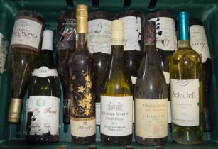 Eleven bottles of assorted white wines to include Sancerre, Pouilly-Fume and others, (11)