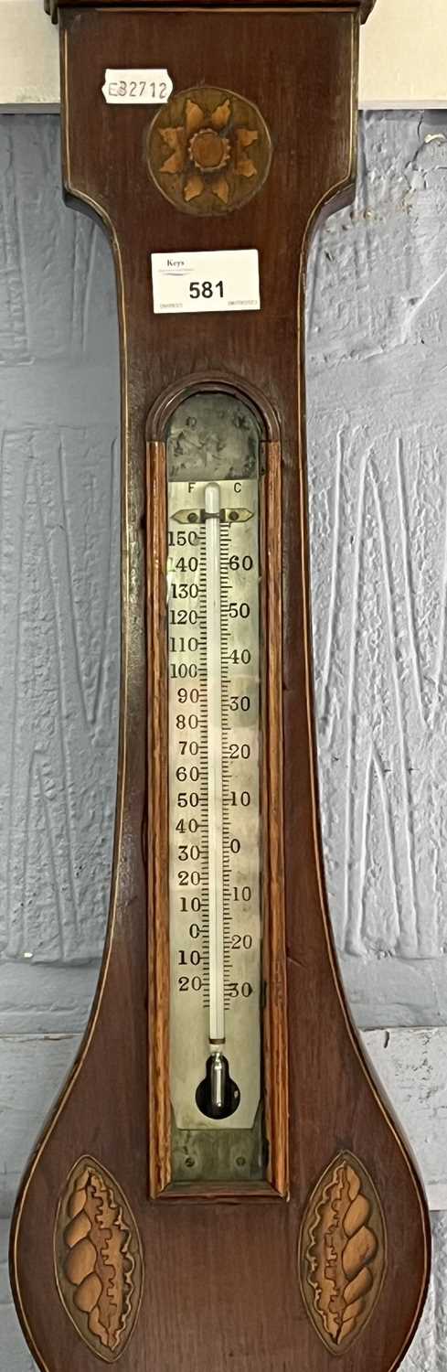 L Solcha & Co, Hull - A Georgian mahogany cased barometer of typical form - Image 3 of 3