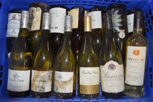 Thirteen bottles of assorted wine to include Sancerre, Pouilly-Fume and others, (13)