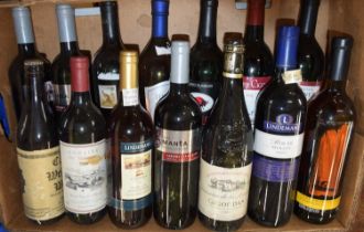 Fourteen bottles of assorted red and white wines, (14)